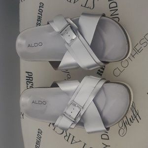 Aldo Silver Slides